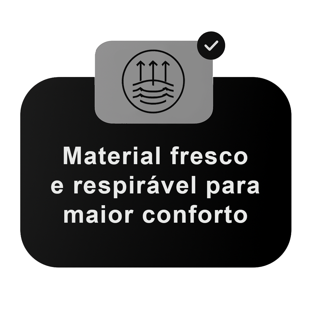 Toque macio e uso confortável no dia a dia
